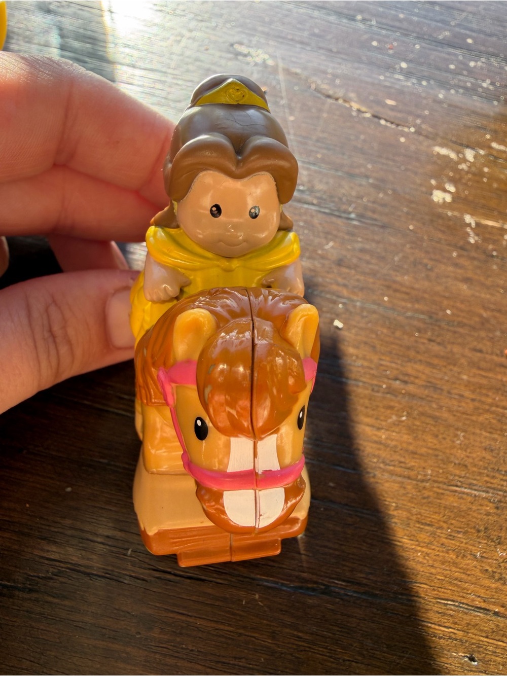 Little People Disney Princess Klip Klops Belle figure through and ramp - Picture 8 of 10